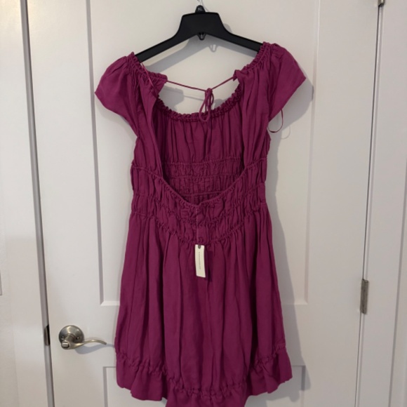 NWT Anthropologie Smocked-Waist Mini Dress - Picture 3 of 9